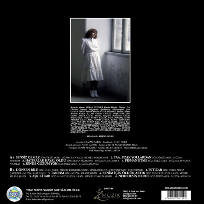 Nilüfer - Sensiz Olmaz (Renkli Plak)